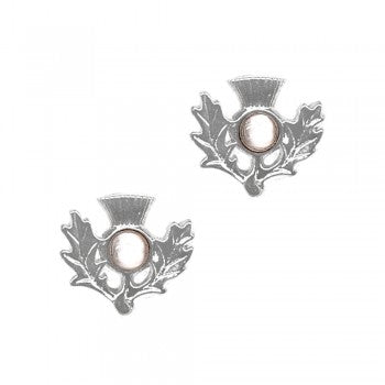Birthstone Thistle Earrings