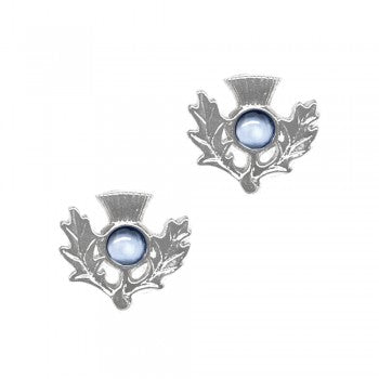 Birthstone Thistle Earrings