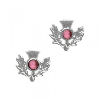 Birthstone Thistle Earrings