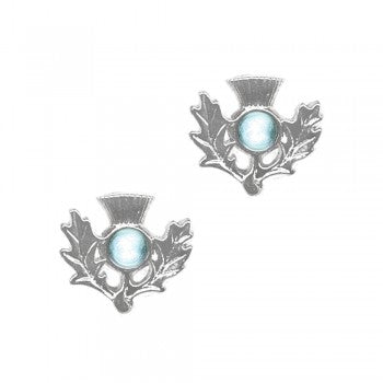 Birthstone Thistle Earrings