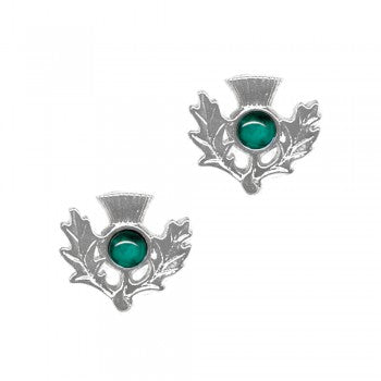 Birthstone Thistle Earrings