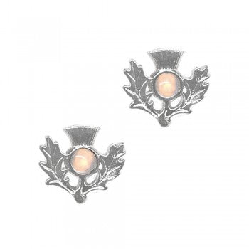 Birthstone Thistle Earrings