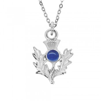 Birthstone Thistle Pendant